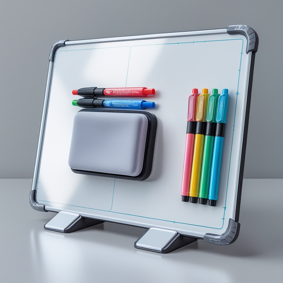 Portable Dry‑Erase Study Board Kit