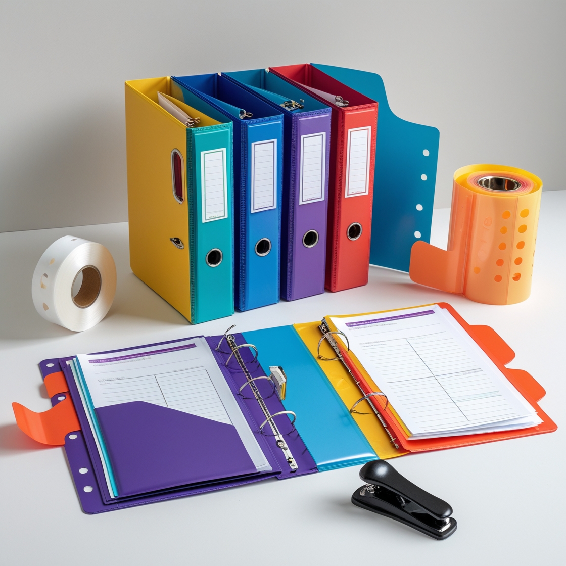 Subject Binder System (Color‑Coded)